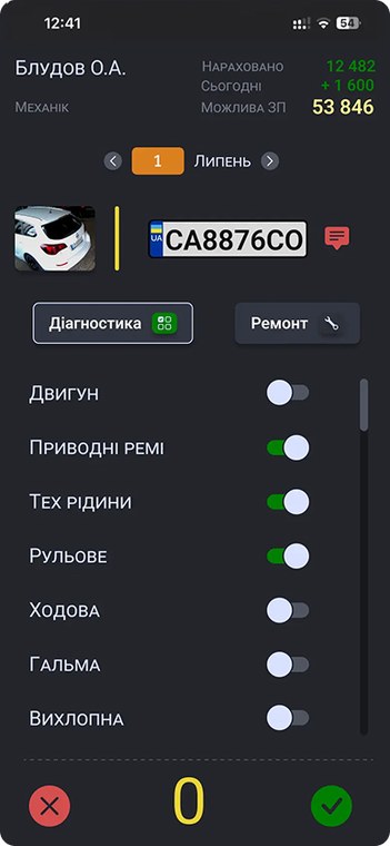 Застосунок механіка mech.vin