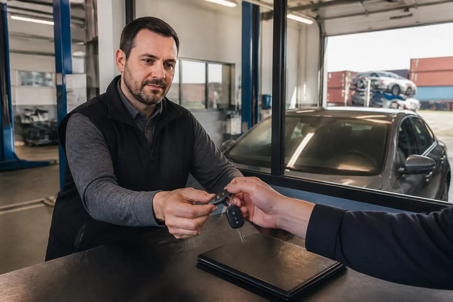Vehicle in the service bay, owner unclear: why fast intake becomes a risk for auto repair shops